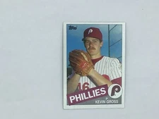 1985 KEVIN GROSS  : PHILADELPHIA PHILLIES : MINT : VINTAGE TOPPS 584