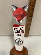 LAZY MAGNOLIA SUN FOX HAZY NEIPA beer tap handle. MISSISSIPPI. No original box