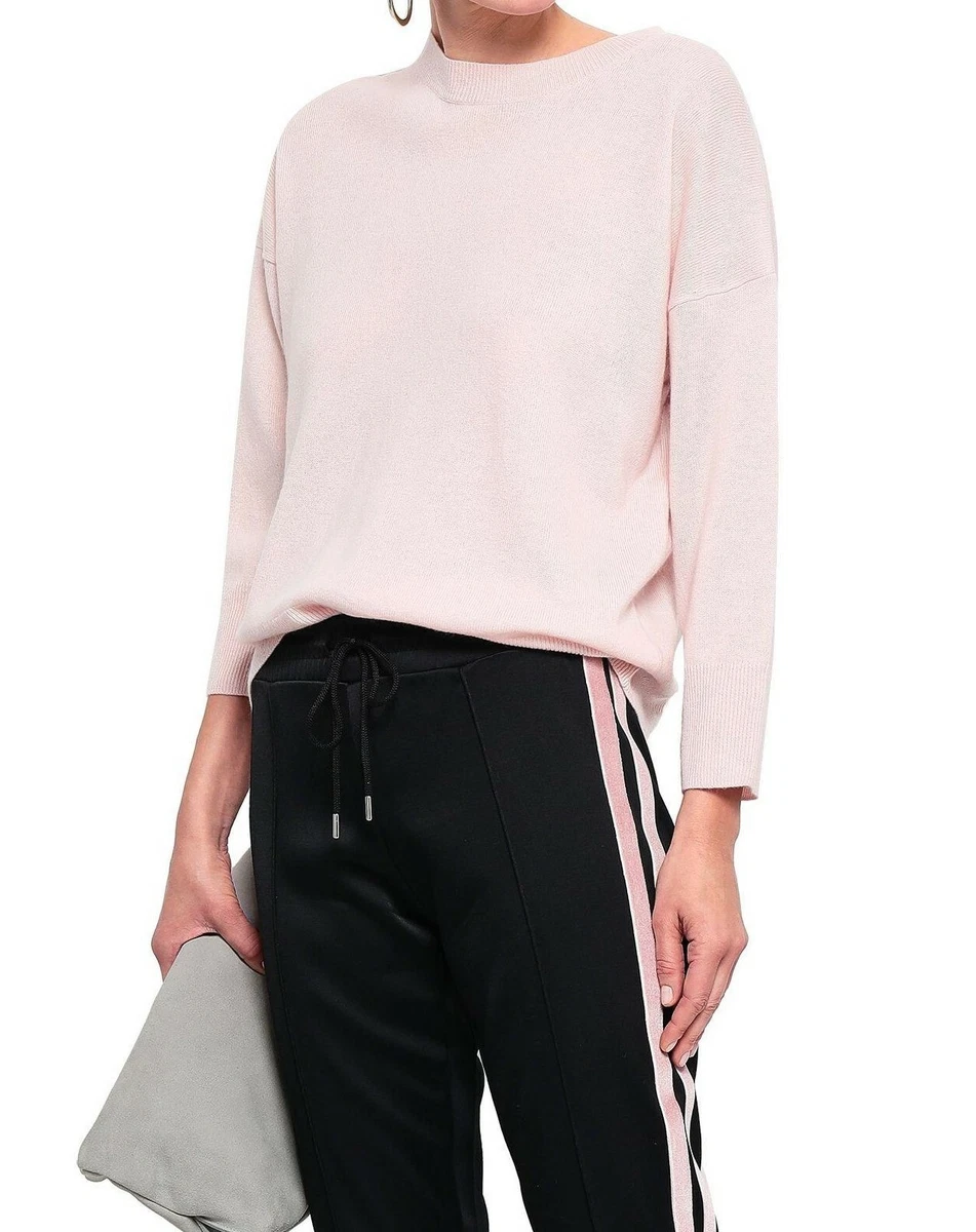 NWT Equipment Melanie Wool Cashmere Crewneck Sweater Charm Pink