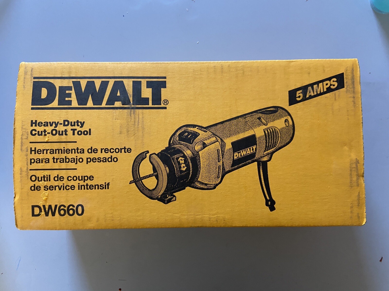 DEWALT DW660 Cut Out Tool Rotary Saw 1/8Inch and 1/4Inch Collets eBay