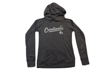 J. America Womens Louisville Cardinals Gray Hoodie NWT M