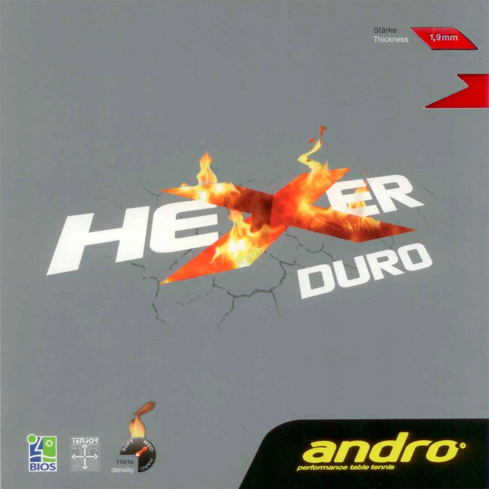 Andro Hexer Duro / Tischtennisbelag / NEU /zum Sonderpreis