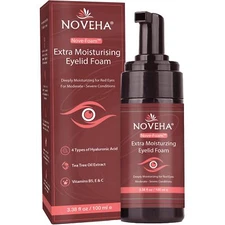 NOVEHA Extra Nove Moisturising Eyelid Foaming Cleanser - 3.38 Fl Oz