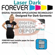 Laser printer FOREVER Laser-Dark Economy 100 Sheet 11x17 T- Shirts dark garments