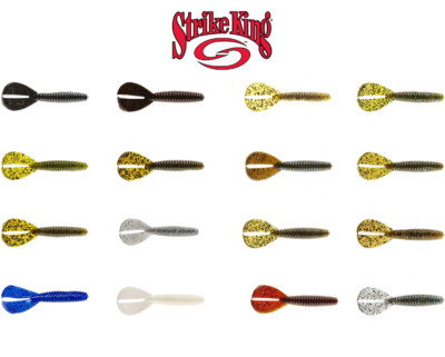 Strike King Rage Twin Tail Menace Grub - Select Color(s)