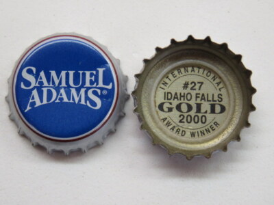 Flasche Krone Kappe ~ Boston Bier Samuel Adams 2000 Gold Medaille IN Idaho Falls