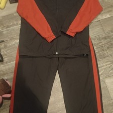 vintage nike black/red track suit. embroidered nike...