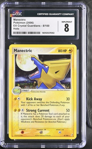 Manectric graded CGC 8 for sale on eBay