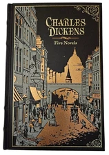 Charles Dickens Five Novels Barnes and Noble Hardcover Book 2010 USED 
