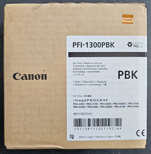 Canon PFI-1300PBK 330ml Ink Tank for Select imagePROGRAF PRO Series NEW-OEM