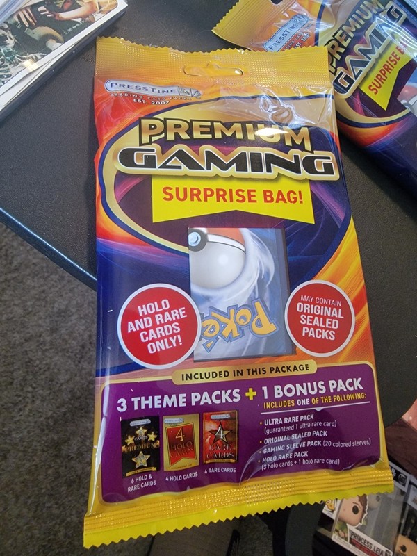 Pokémon Cards Premium Gaming Surprise Bag 3 Theme Packs Plus 1 Bonus Pack