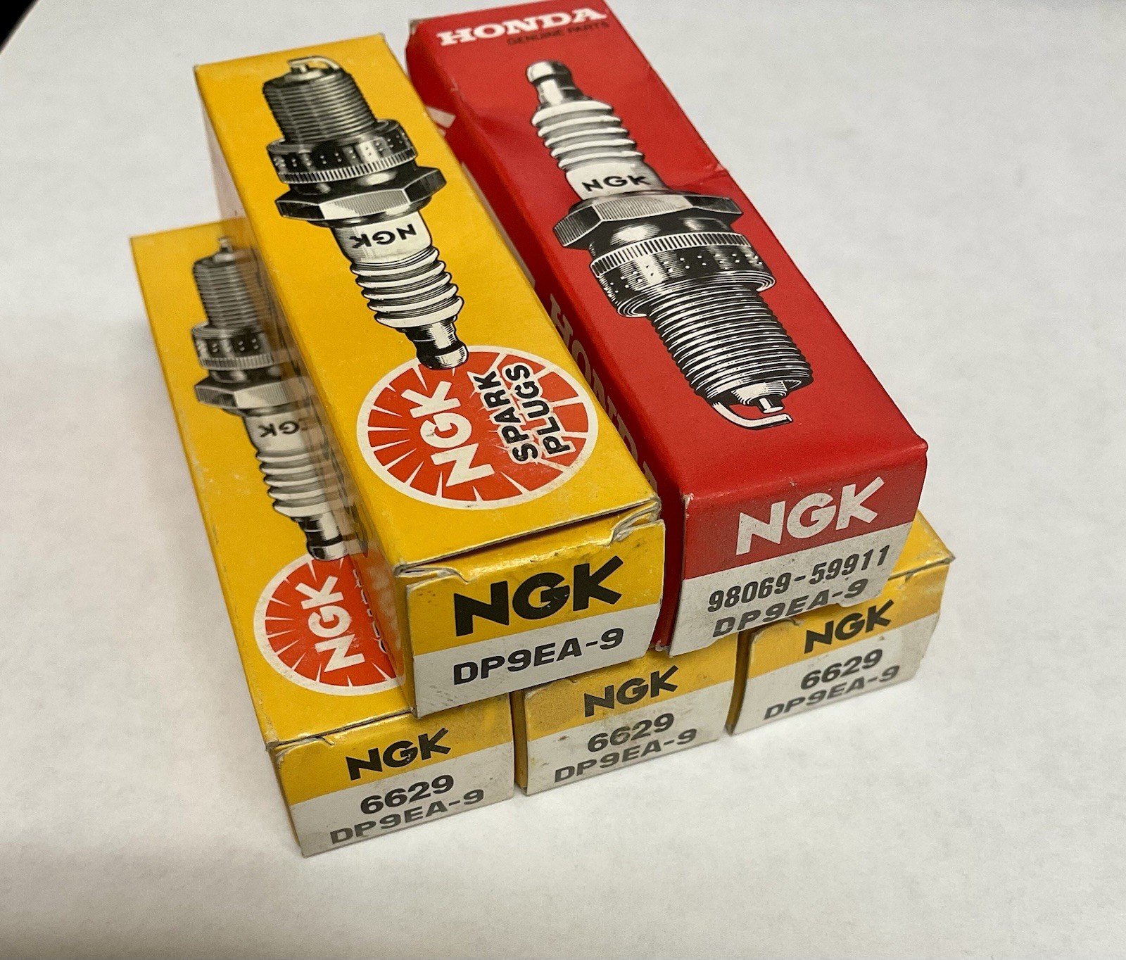 HONDA NGK DP9EA-9 Spark Plugs  SET OF 5
