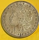 RARE 1884-S Morgan Silver Dollar $1 Coin RARE   Coin Pictured Is Coin You Get