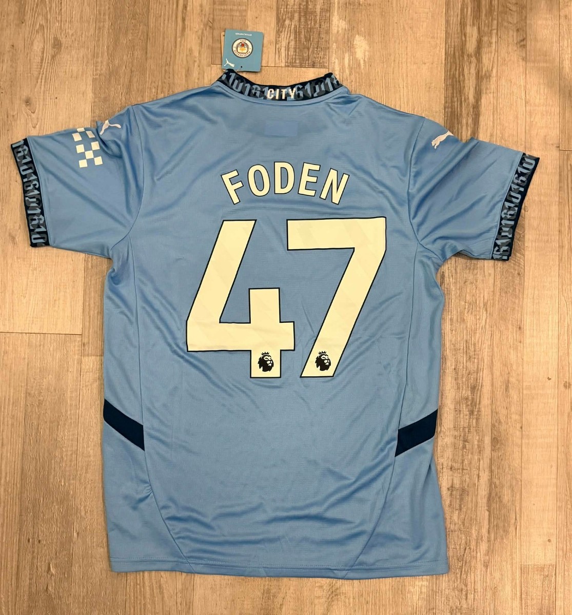 PHIL FODEN 2024/25 Manchester City Football Kit Soccer Jersey Size