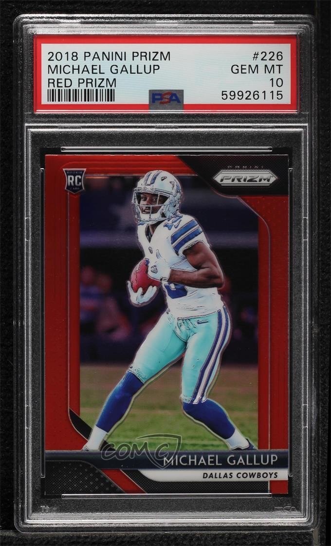 Michael Gallup Panini Prizm #226 Red