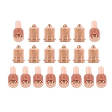 Plasma Cutting Torch Consumables 10Pcs 220671 Nozzle 10Pcs 220669 Electrode Tips