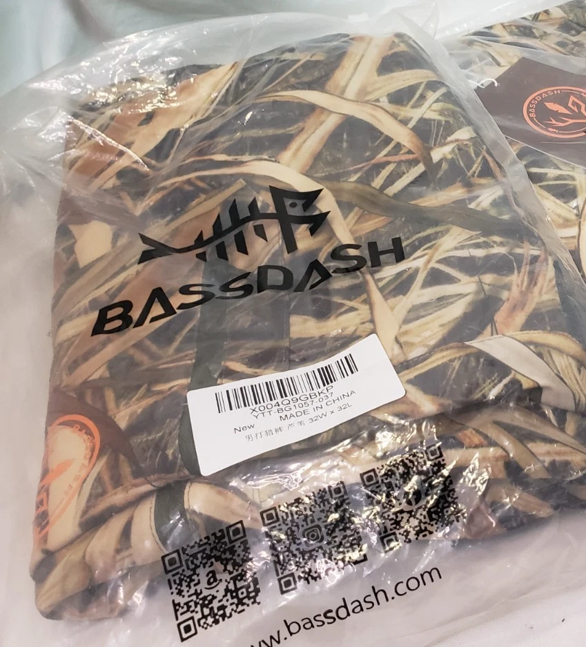 BASSDASH Invis Men’s Stretch Camo Hunting Fishing Pant, Autumn Forest, 32 x 32 - Image 3 of 4