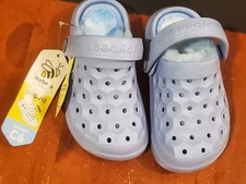 NWT Child's Joybees Cozy Clog Indoor Outdoor Removable Liner Blue Size 6, Popinz