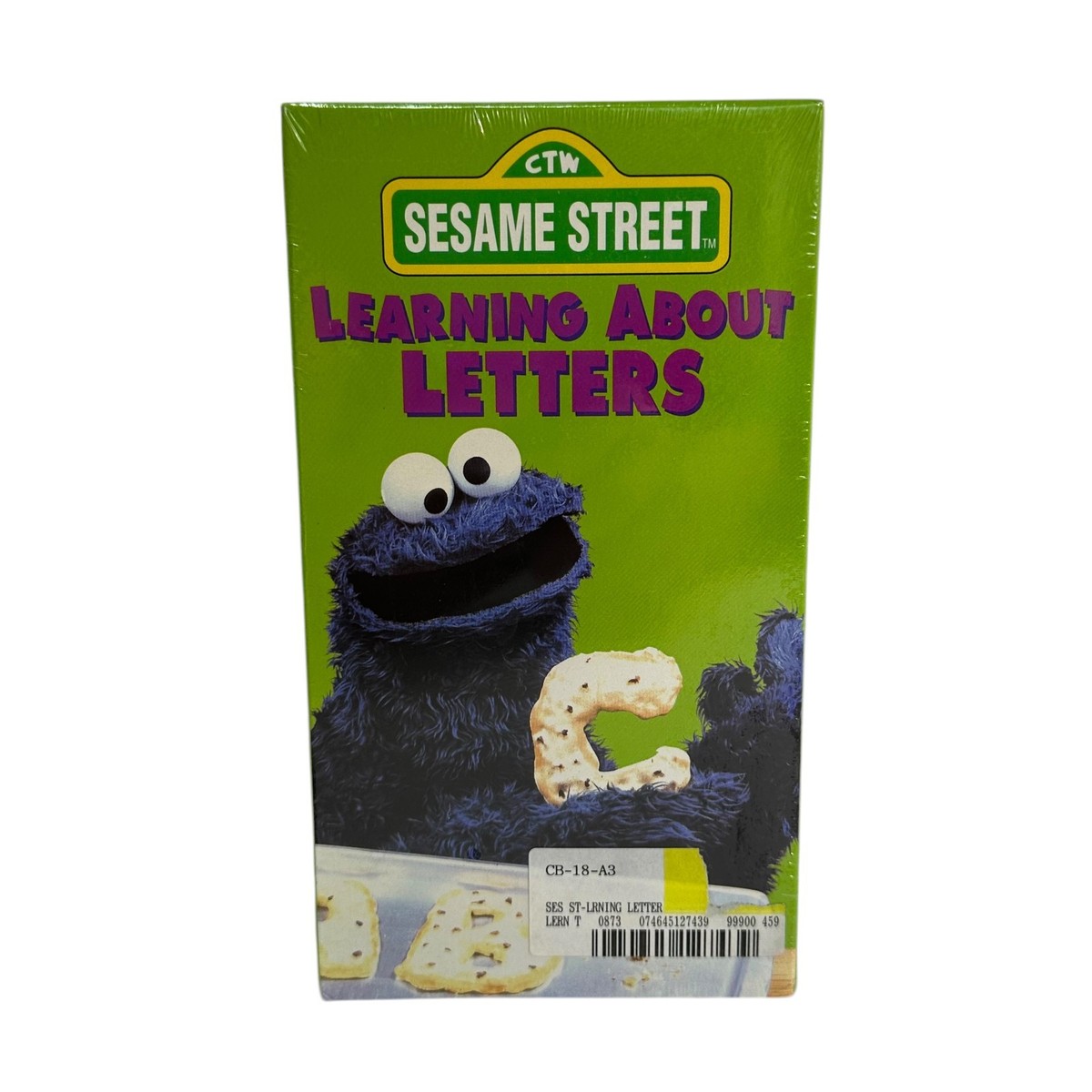 Sesame Street - Learning About Letters VHS 1996 Cookie Monster
