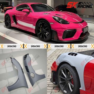 Fits 13+ Porsche 718 982 981 Cayman Boxster Unpainted PP Front Side Fender Cover
