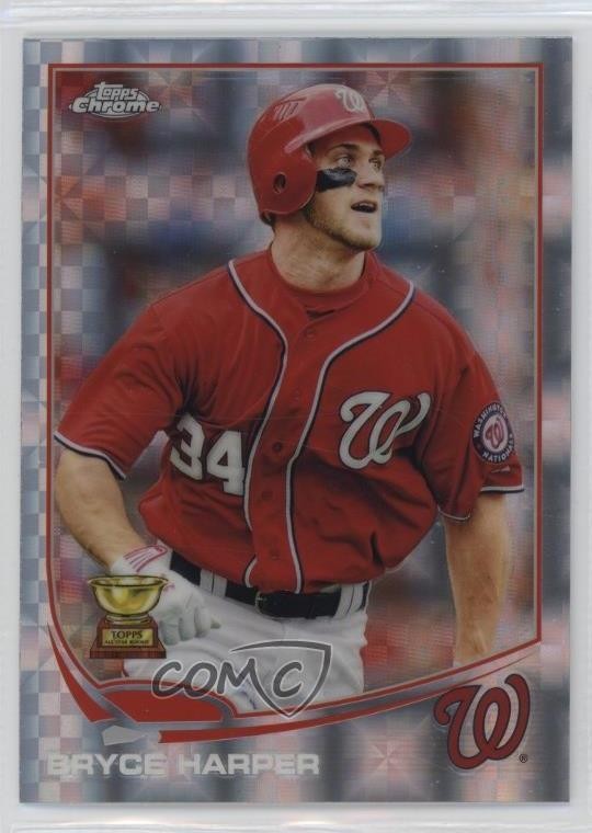 2013 Topps Chrome X-Fractor Bryce Harper #220