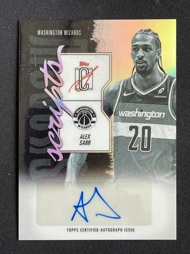 2025 Topps Signature Alex Sarr Base (RAW)