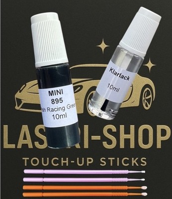 Lackstift-Set MINI 895 British Racing Green 4 metallic ,  2x 10ml + 4 Lacktupfer