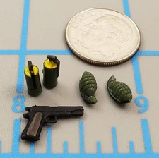 1/18 scale bbi WWII US weapon lot pistol-grenades dragon ultimate soldier