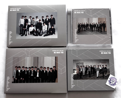 SEVENTEEN WE MAKE YOU 4 Type Set JAPAN 1st Mini Album CD Blu-ray