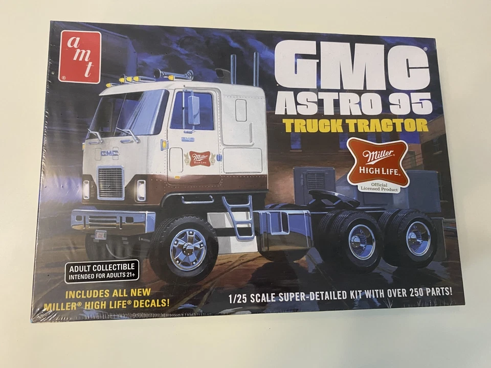 AMT 1230/06 1:25 GMC Astro 95 Truck Tractor ungebaut original versiegelt - Bild 1 von 1