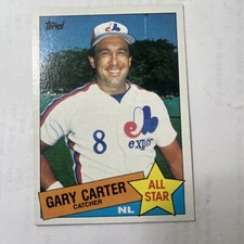 Gary Carter  #719 Topps 1985 Montreal Expos NM-MINT