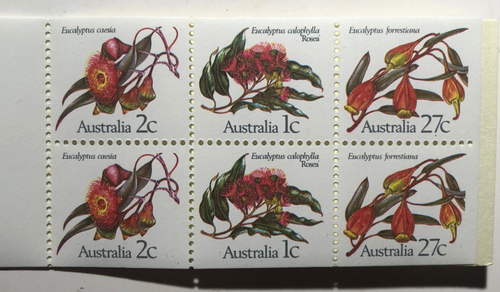 1982 Eucalypt Flowers - 60c Stamp Booklet - Picture 2 of 2