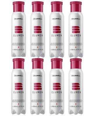 8 x Goldwell Elumen Haarfarbe Pure RR@ALL je 200 ml (1600ml)