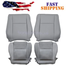 For 2007-2013 Toyota Tundra Work Truck Driver / Passenger Side Seat Cover Gray