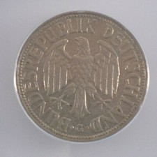 G 1954 Alemania Occidental 1 marco ANACS EF 45