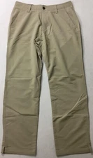 Under Armour Men's 30” Golf Loose Pants Straight 1248089 Tan 299 Size 34/30