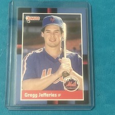 1988 Donruss #657 Gregg Jeffries - New York Mets RC