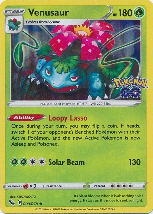Venusaur ポケモンカード #15/102 VENUSAUR - 15/102 - Base Set - Holo - Pokemon Card - Exc