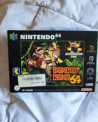 Nintendo N64 Donkey Kong 64 (OVP + ExpansionPak + Modul gänzlich unbespielt!)