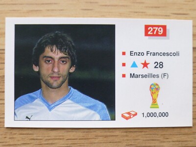 TOPLOADER STICKER ENZO FRANCESCOLI TORINO # 273 CALCIO 94 MERLIN RARE MINT