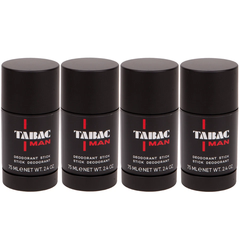 Tabac MAN DEO ROLL ON 4 x 75ml Deo Stick Deodorant for man Mäurer & Wirtz
