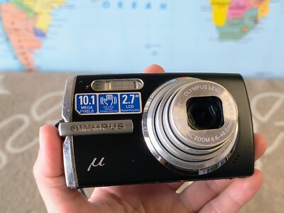 Olympus Stylus 1010 / µ (mju) 1010 10.1MP Digital Camera - Black