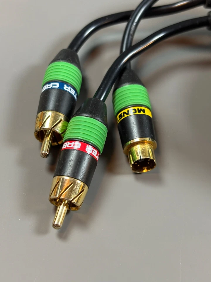 Cable de Video Xbox Original OG S Cable Monstruo Verde Foto 2 de 4