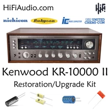 Kenwood KR-10000 II rebuild restoration recap service kit fix capacitor repair
