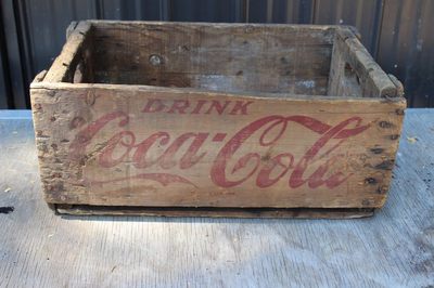 Original Coca Cola Wooden Crate 20 x 13 x 8.5 | eBay