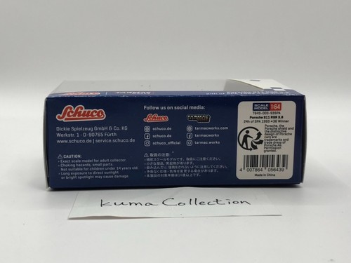 1/64 Schuco x Tarmac Works Porsche 911 RSR 3.8 24h of SPA 1993 #36 Winner CHASE - Picture 5 of 5