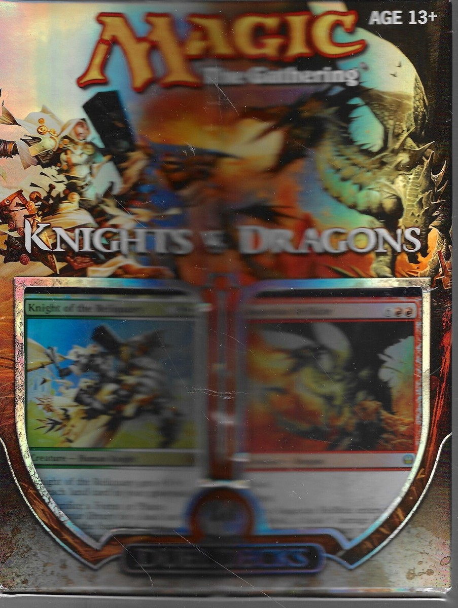 MTG デュエルデッキ 英語版 ナイトvsドラゴン 未開封 MTG Duel Deck Knights Vs. Dragons Magic the Gathering - Factory