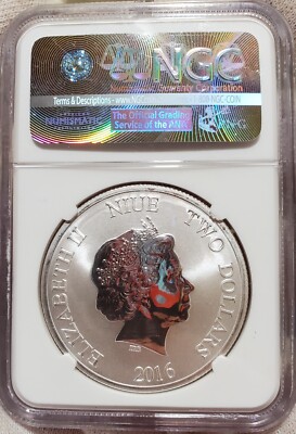 2016 1 Oz Silver $2 Niue YEAR OF THE MONKEY NGC MS69 Coin. | eBay