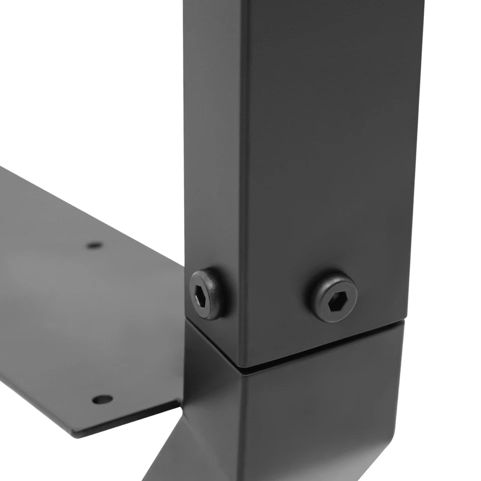 2 PIEZAS Patas de Banco, Triángulo Metal Patas de Banco, Patas de Banco con Soporte de Respaldo Foto 3 de 4