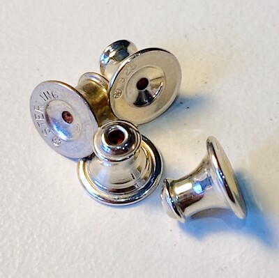  4er Pack - Ohrstecker zum Aufstecken Rückenstopper - Sterlingsilber 